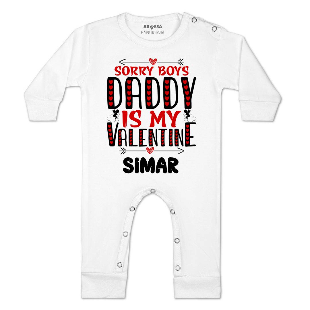 Arvesa Sorry Boys Daddy Is My Valentine  Baby Boy & Girl Dress