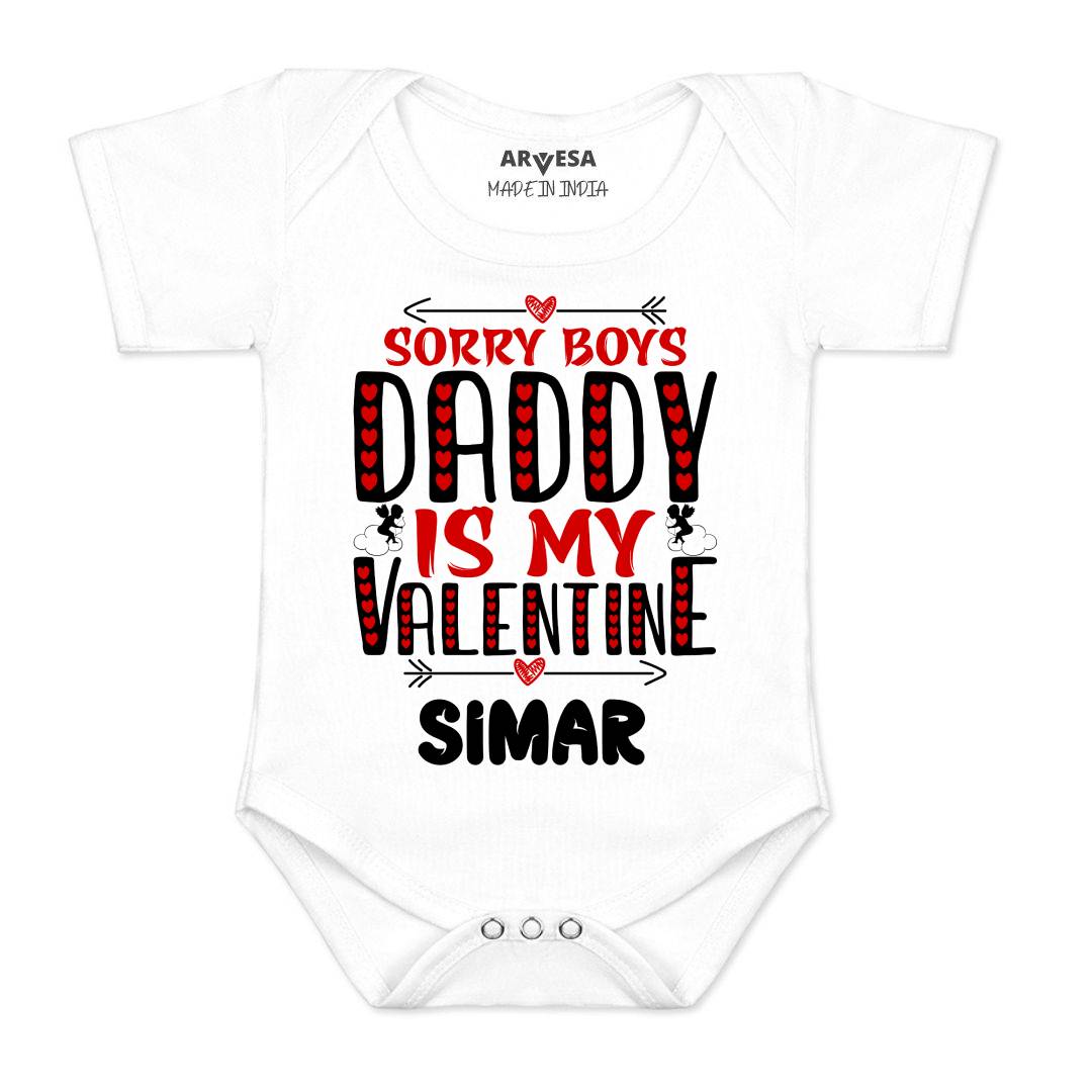 Arvesa Sorry Boys Daddy Is My Valentine  Baby Boy & Girl Dress