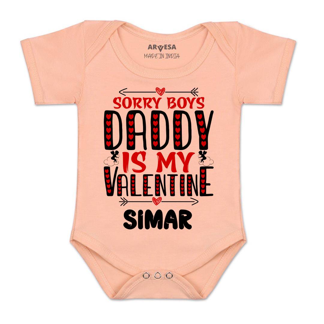 Arvesa Sorry Boys Daddy Is My Valentine  Baby Boy & Girl Dress