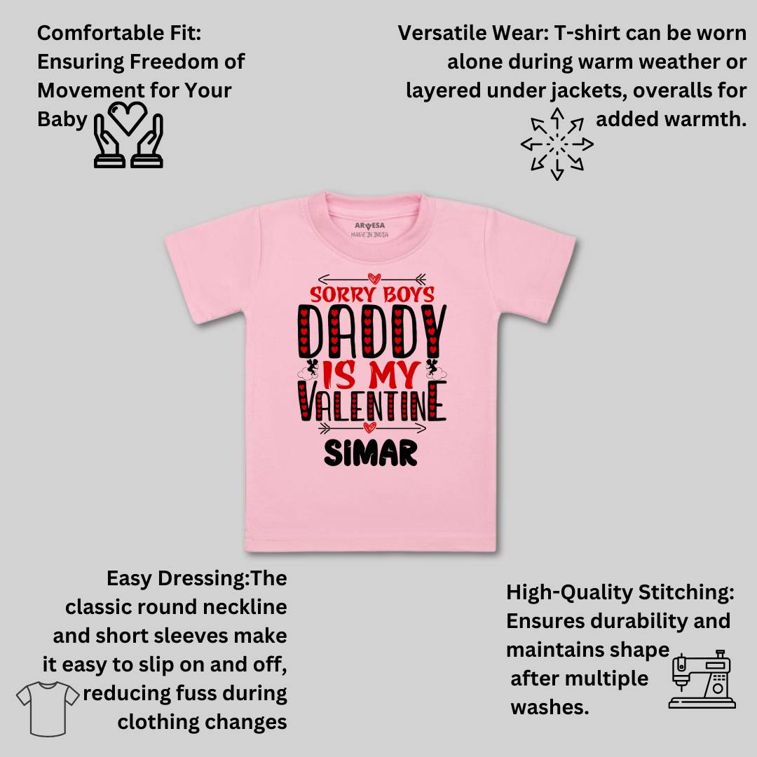 Arvesa Sorry Boys Daddy Is My Valentine  Baby Boy & Girl Dress