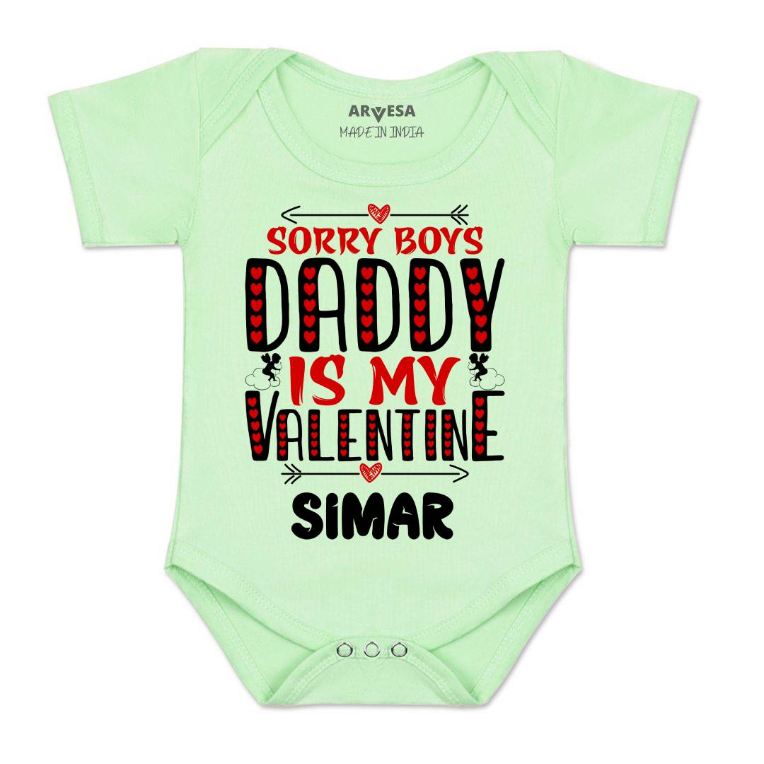 Arvesa Sorry Boys Daddy Is My Valentine  Baby Boy & Girl Dress