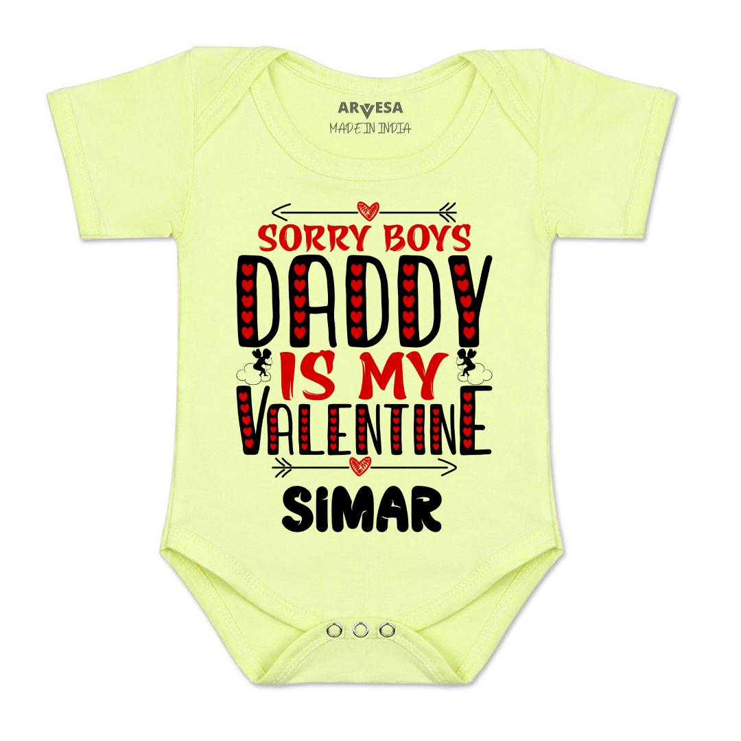 Arvesa Sorry Boys Daddy Is My Valentine  Baby Boy & Girl Dress