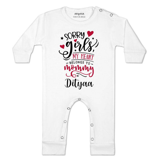 Arvesa Sorry Girls My Heart Belongs To Mommy  Baby Boy & Girl Dress