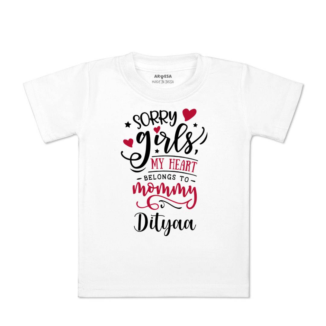 Arvesa Sorry Girls My Heart Belongs To Mommy  Baby Boy & Girl Dress