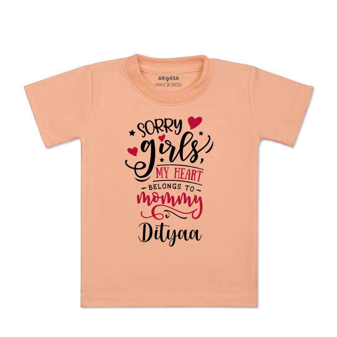 Arvesa Sorry Girls My Heart Belongs To Mommy  Baby Boy & Girl Dress