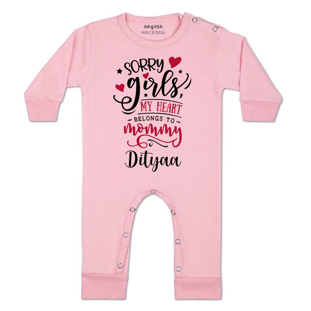 Arvesa Sorry Girls My Heart Belongs To Mommy  Baby Boy & Girl Dress