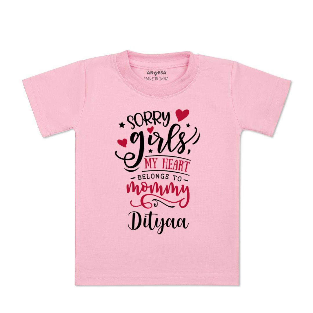 Arvesa Sorry Girls My Heart Belongs To Mommy  Baby Boy & Girl Dress