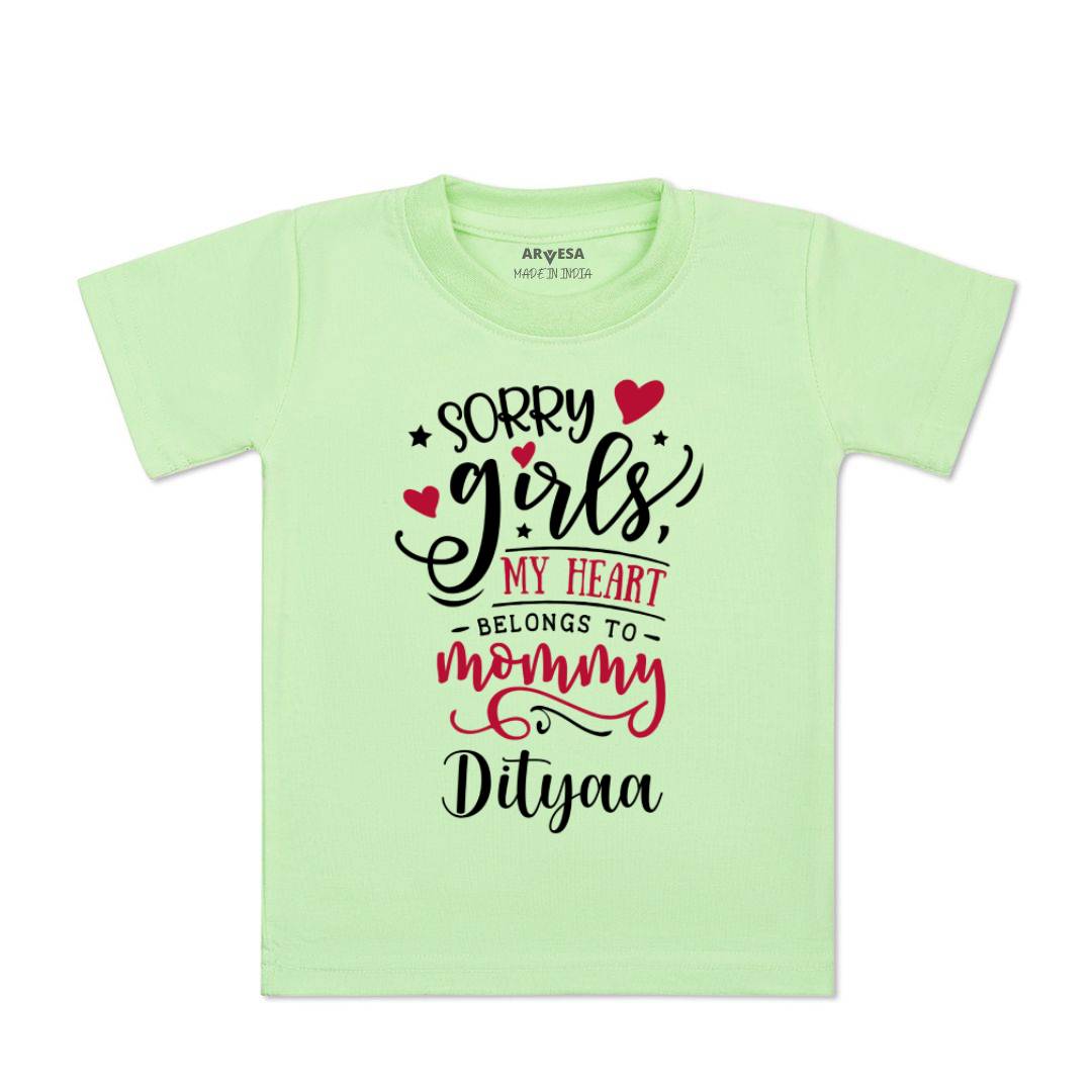 Arvesa Sorry Girls My Heart Belongs To Mommy  Baby Boy & Girl Dress