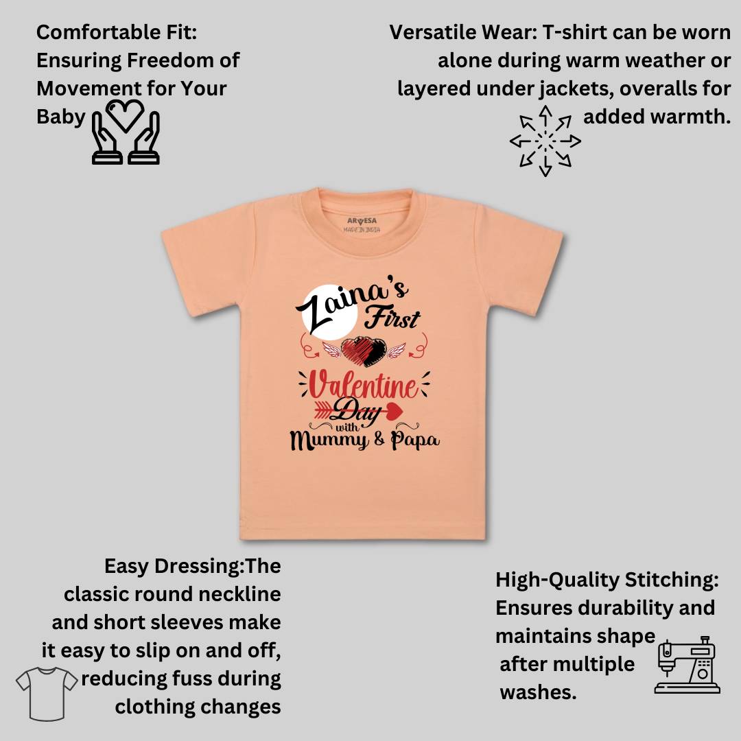 Arvesa My First Valentine  Baby Boy & Girl Dress