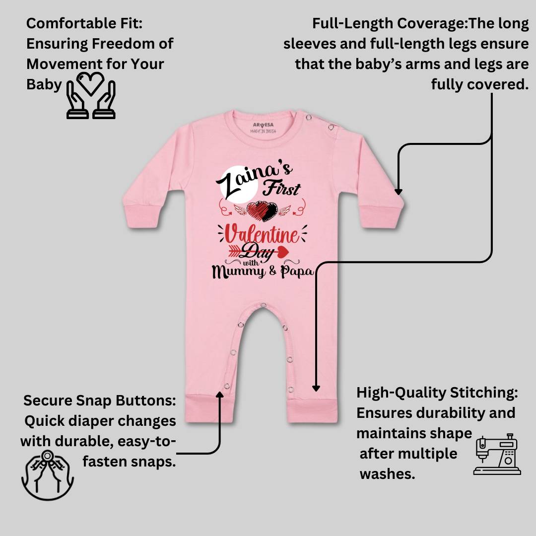 Arvesa My First Valentine  Baby Boy & Girl Dress