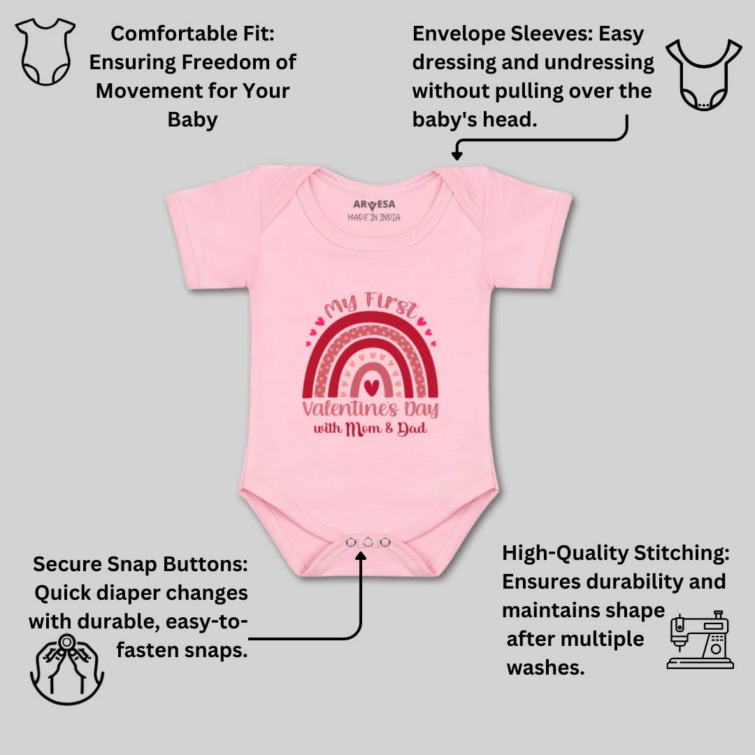 Arvesa Design-712 Valentine My First Baby Boy and Baby Girl Dress .