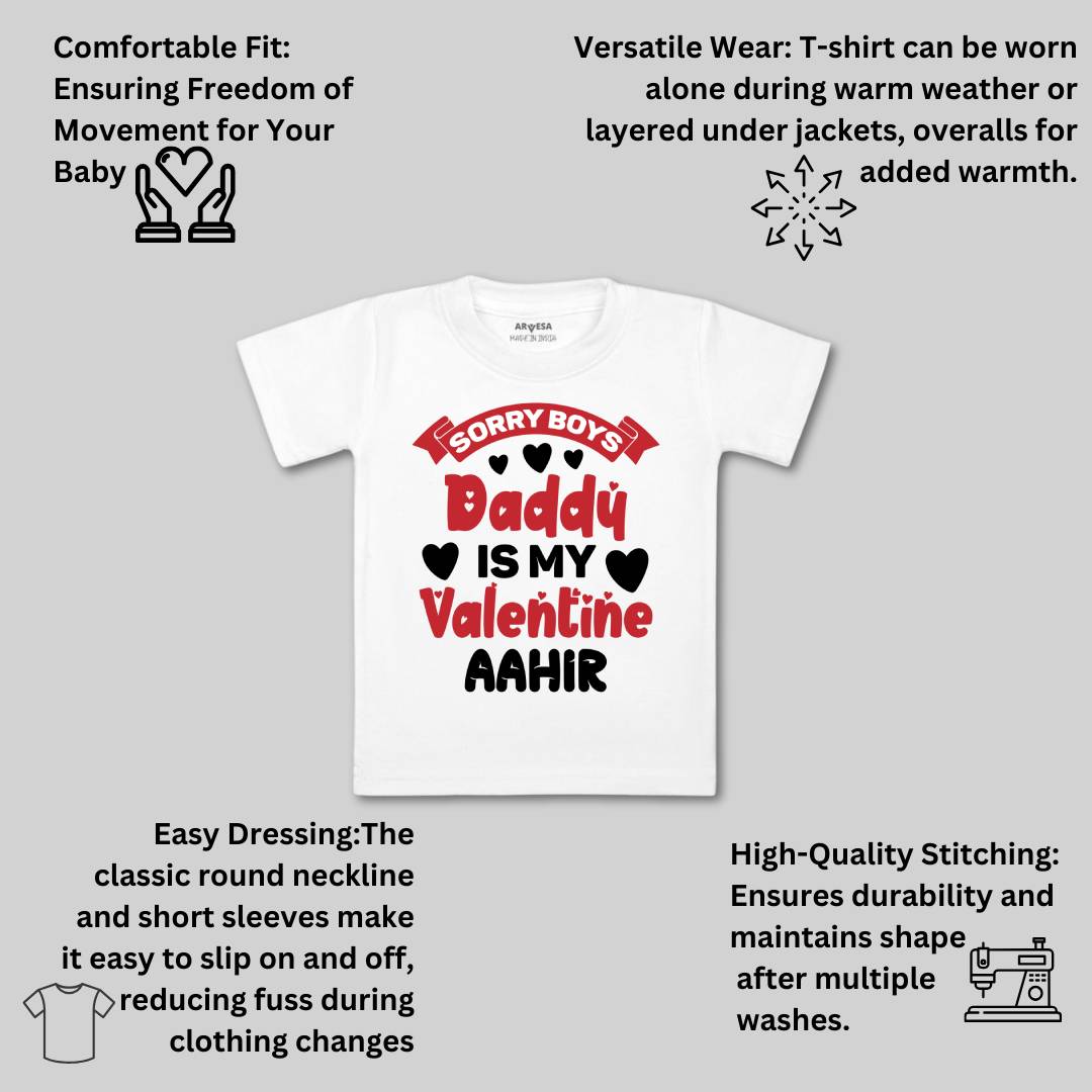Arvesa Sorry Boys Daddy Is My Valentine  Baby Boy & Girl Dress