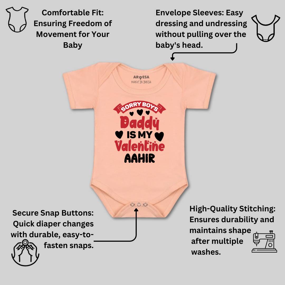 Arvesa Sorry Boys Daddy Is My Valentine  Baby Boy & Girl Dress
