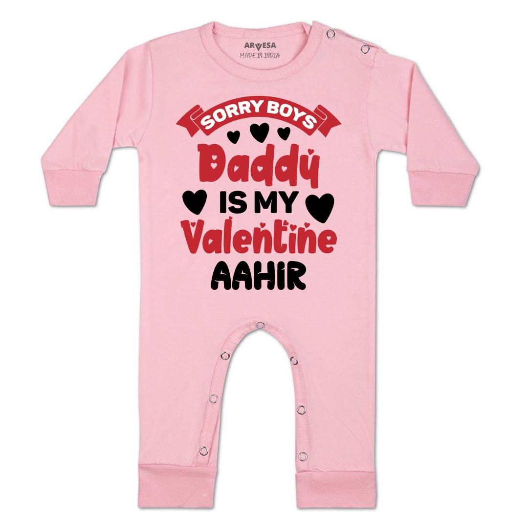 Arvesa Sorry Boys Daddy Is My Valentine  Baby Boy & Girl Dress