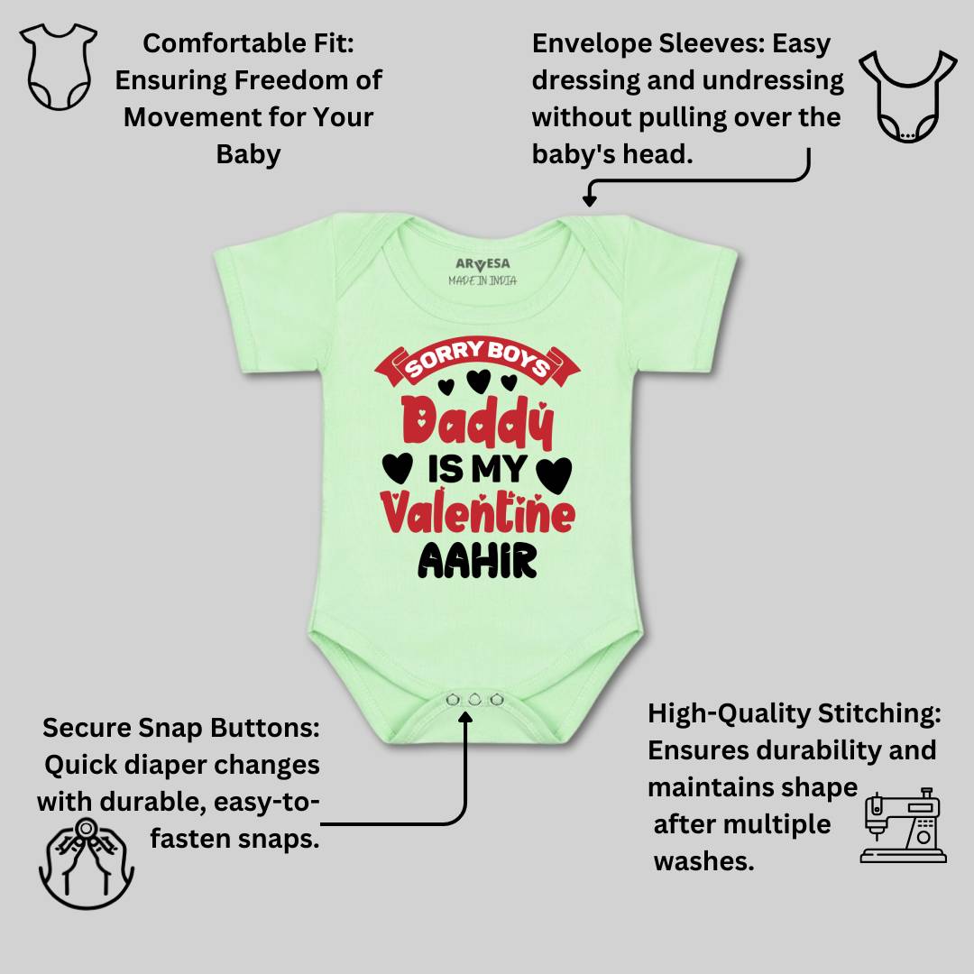 Arvesa Sorry Boys Daddy Is My Valentine  Baby Boy & Girl Dress
