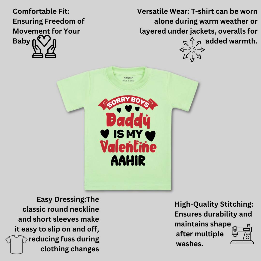 Arvesa Sorry Boys Daddy Is My Valentine  Baby Boy & Girl Dress