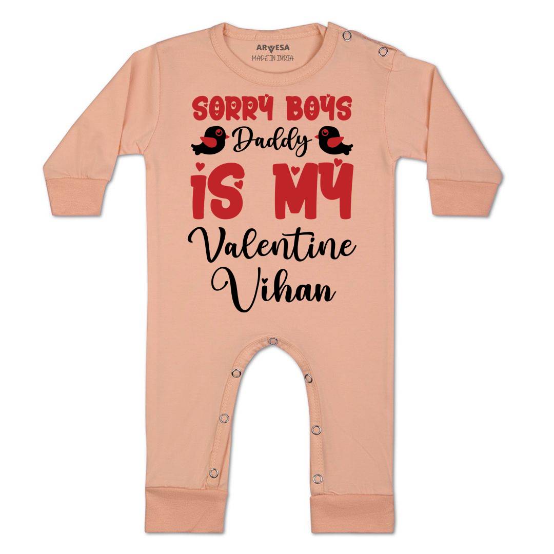 Arvesa Sorry Boys Daddy Is My Valentine  Baby Boy & Girl Dress