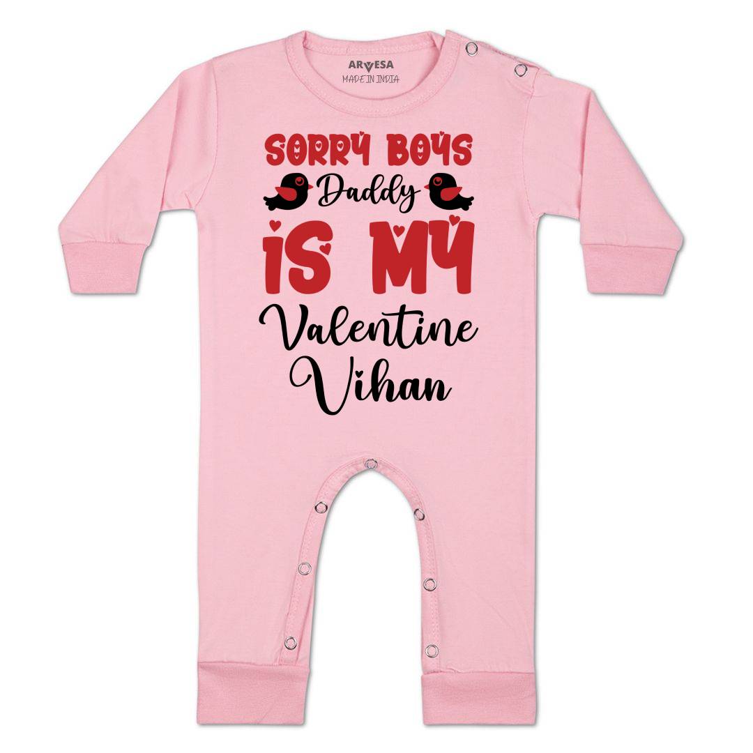 Arvesa Sorry Boys Daddy Is My Valentine  Baby Boy & Girl Dress