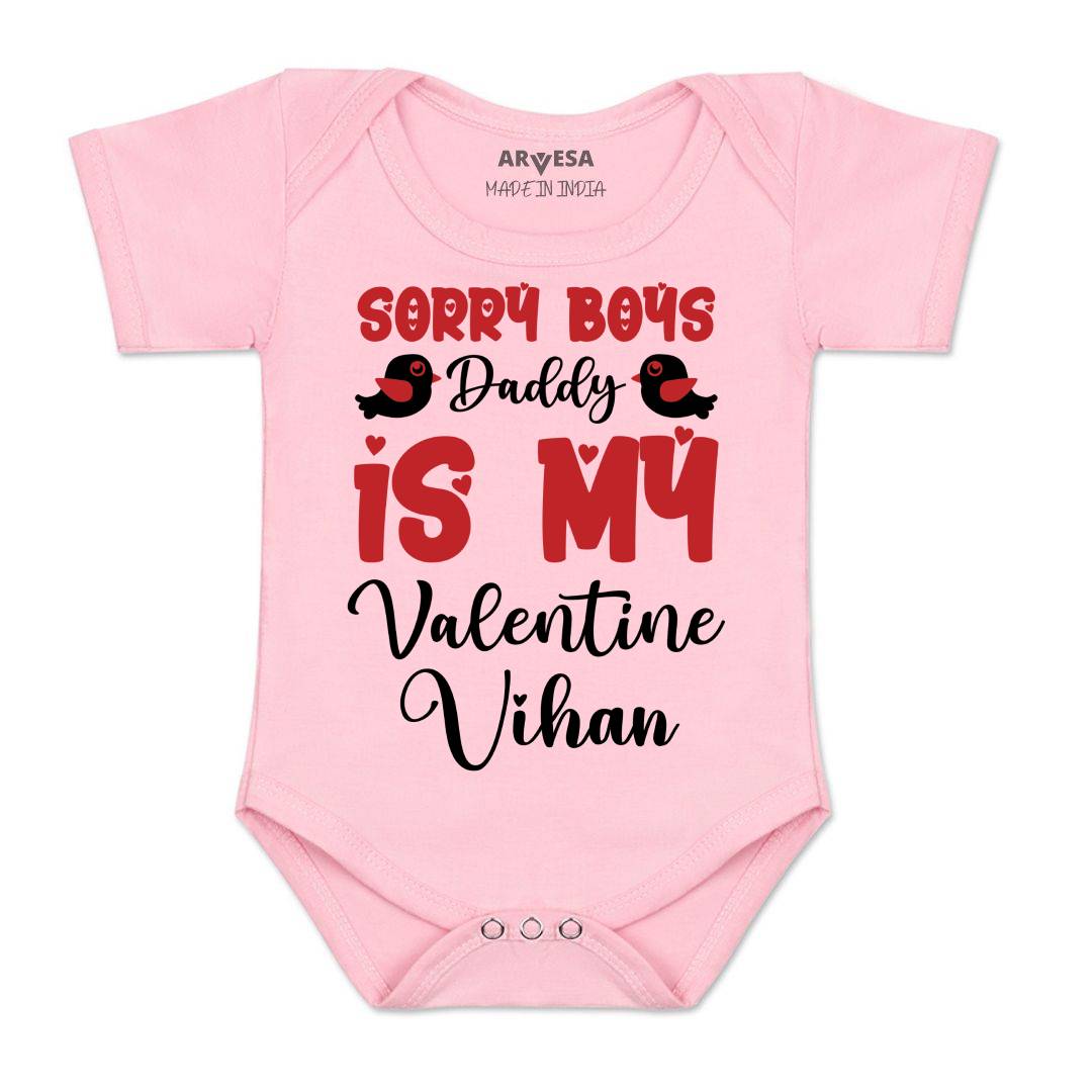 Arvesa Sorry Boys Daddy Is My Valentine  Baby Boy & Girl Dress