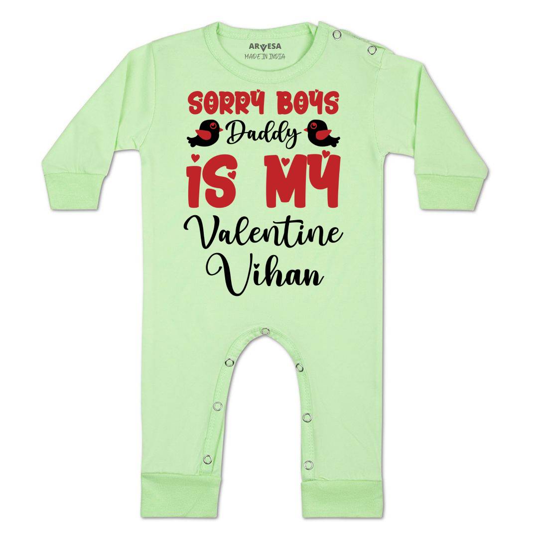 Arvesa Sorry Boys Daddy Is My Valentine  Baby Boy & Girl Dress