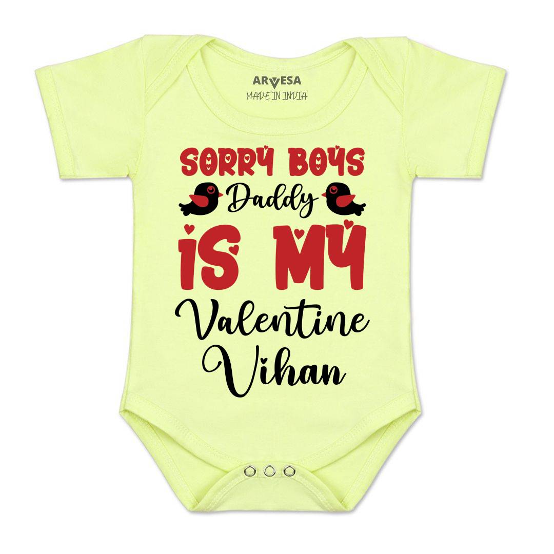 Arvesa Sorry Boys Daddy Is My Valentine  Baby Boy & Girl Dress