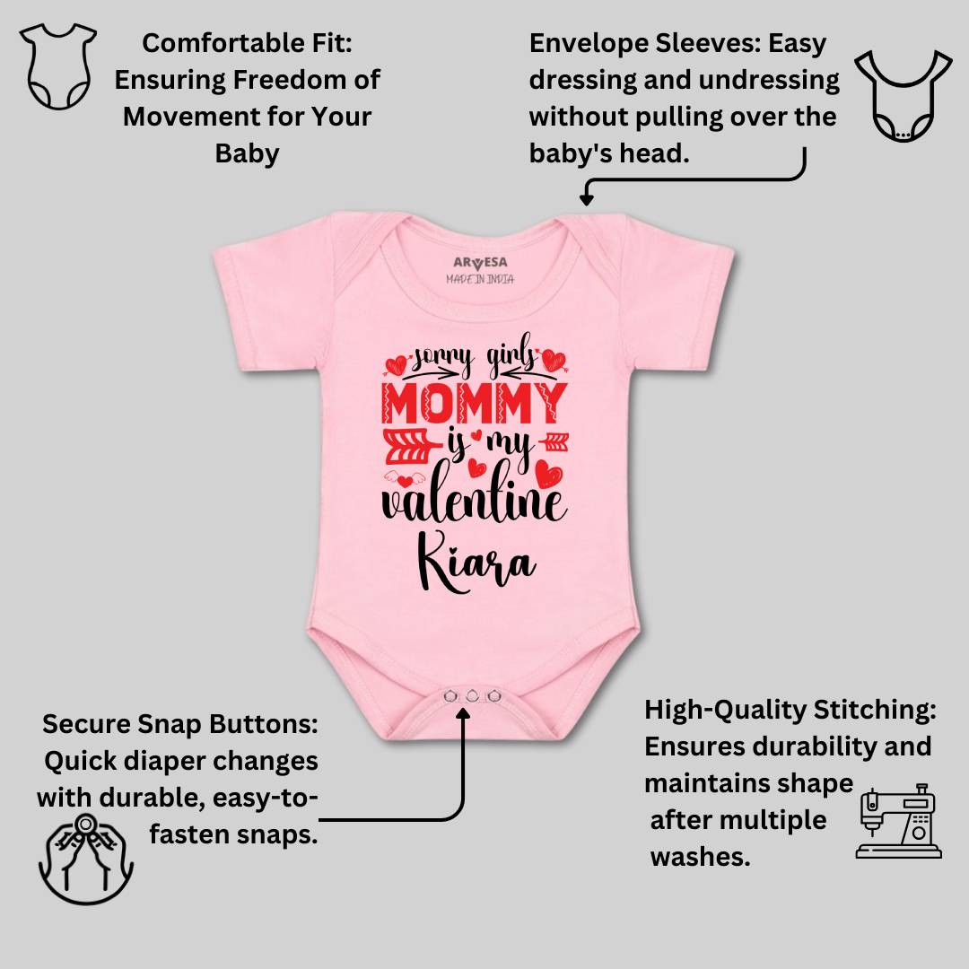 Arvesa Sorry Girls Mommy Is My Valenti  Baby Boy & Girl Dress