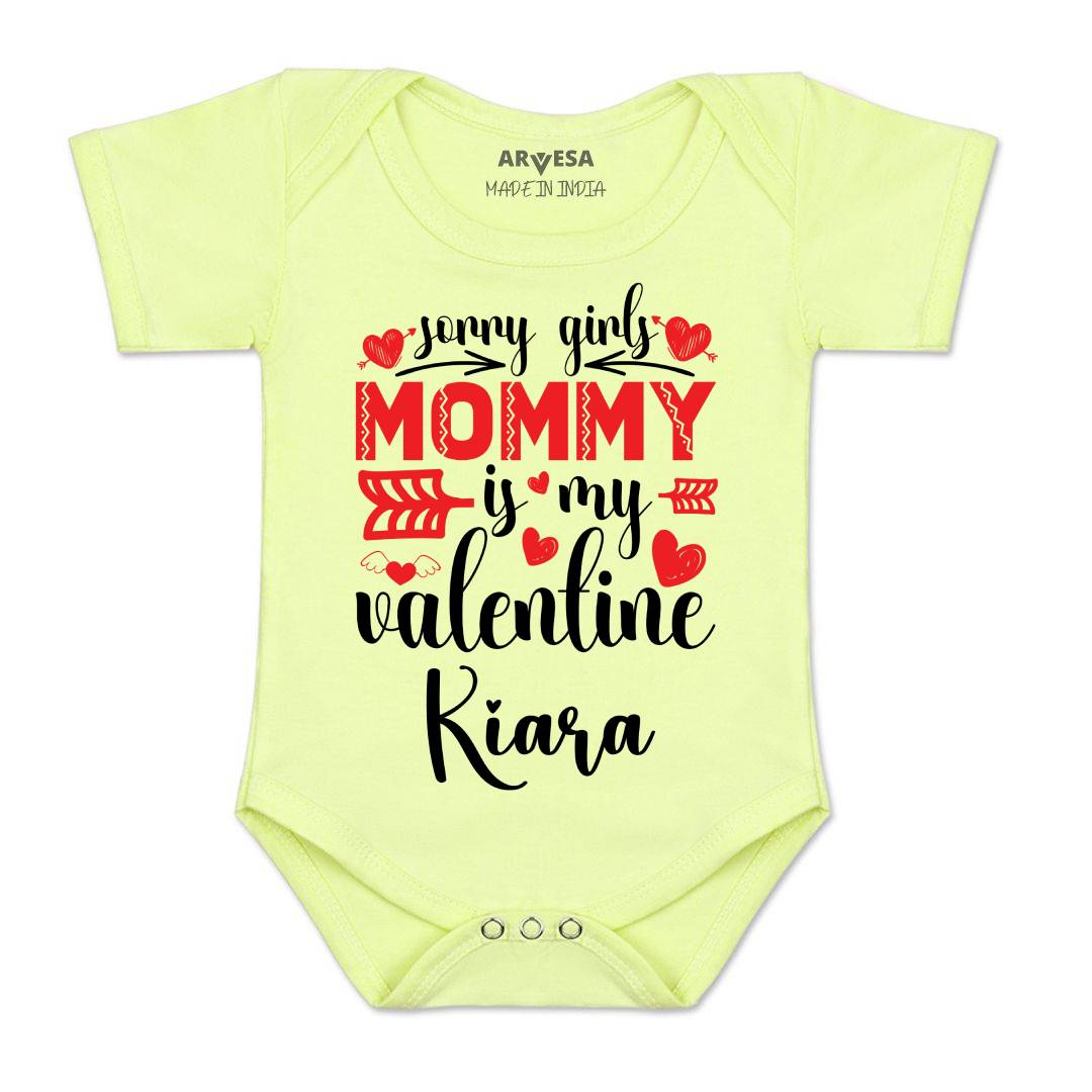 Arvesa Sorry Girls Mommy Is My Valenti  Baby Boy & Girl Dress
