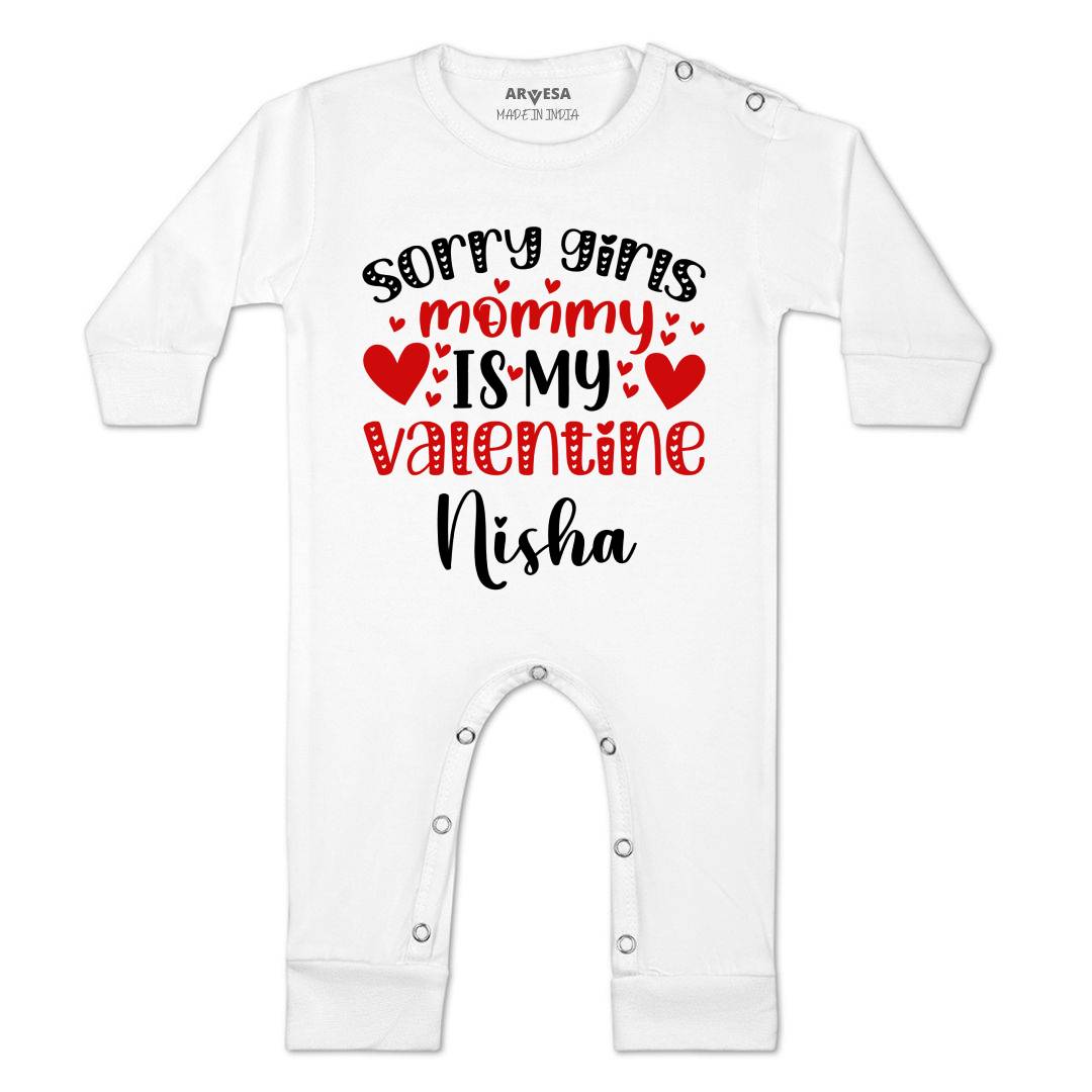 Arvesa Sorry Girls Mommy Is My Valenti  Baby Boy & Girl Dress