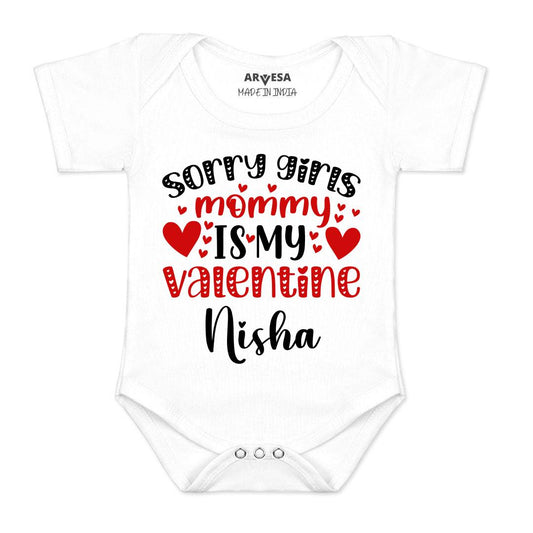 Arvesa Sorry Girls Mommy Is My Valenti  Baby Boy & Girl Dress