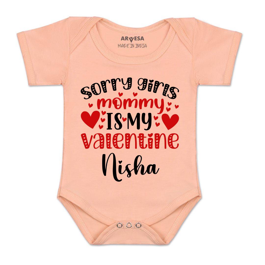 Arvesa Sorry Girls Mommy Is My Valenti  Baby Boy & Girl Dress