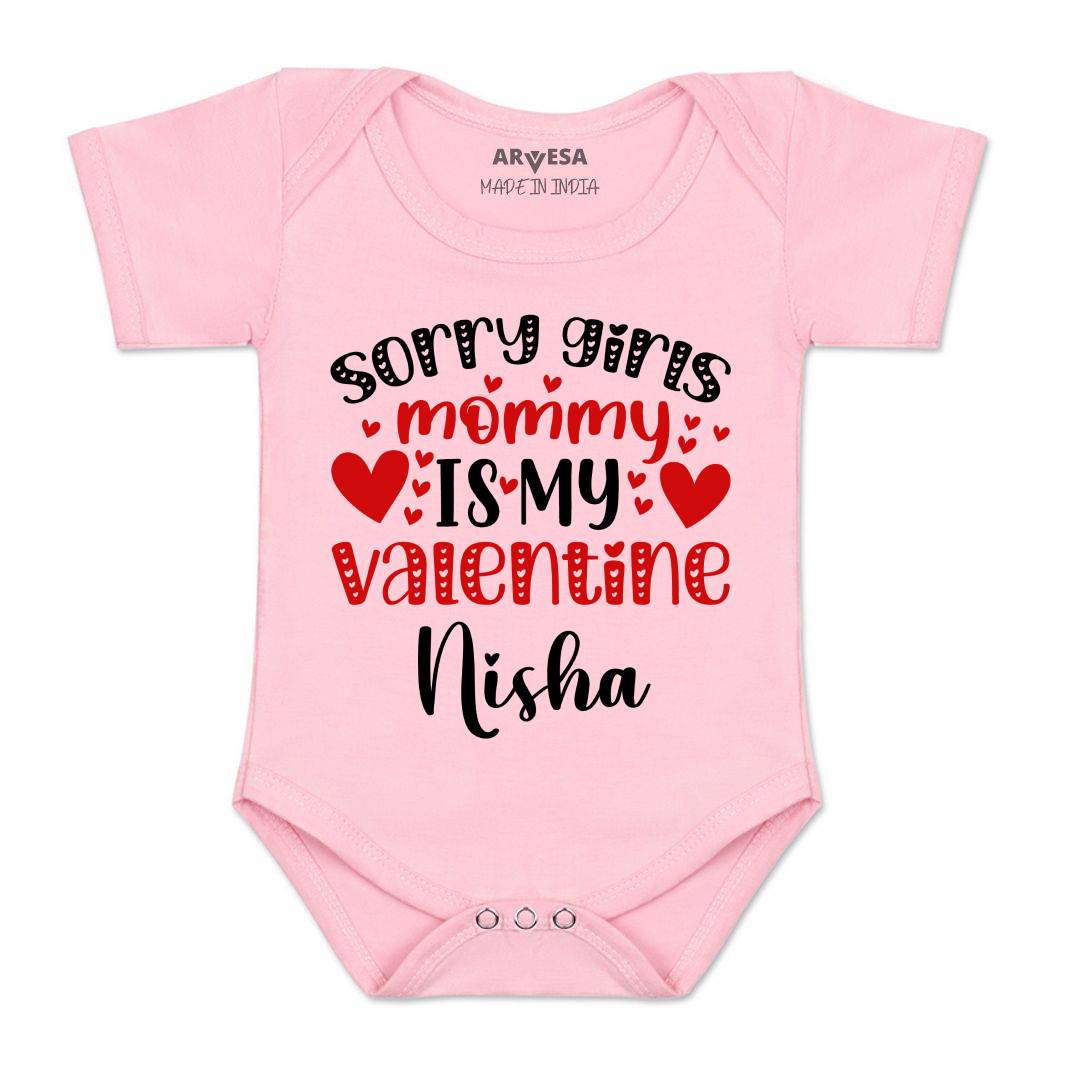 Arvesa Sorry Girls Mommy Is My Valenti  Baby Boy & Girl Dress
