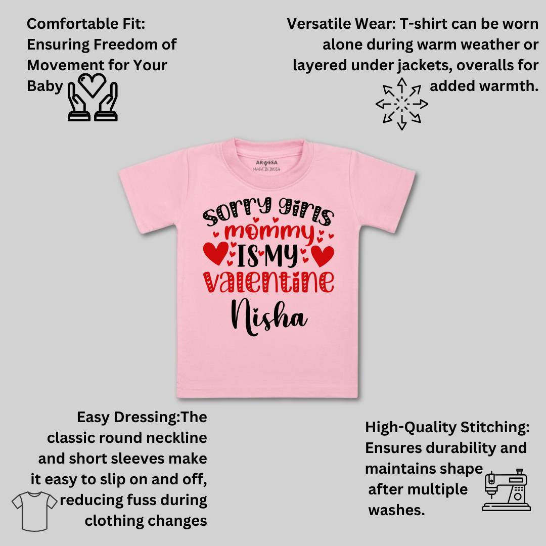 Arvesa Sorry Girls Mommy Is My Valenti  Baby Boy & Girl Dress