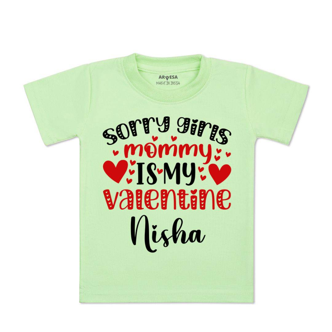 Arvesa Sorry Girls Mommy Is My Valenti  Baby Boy & Girl Dress