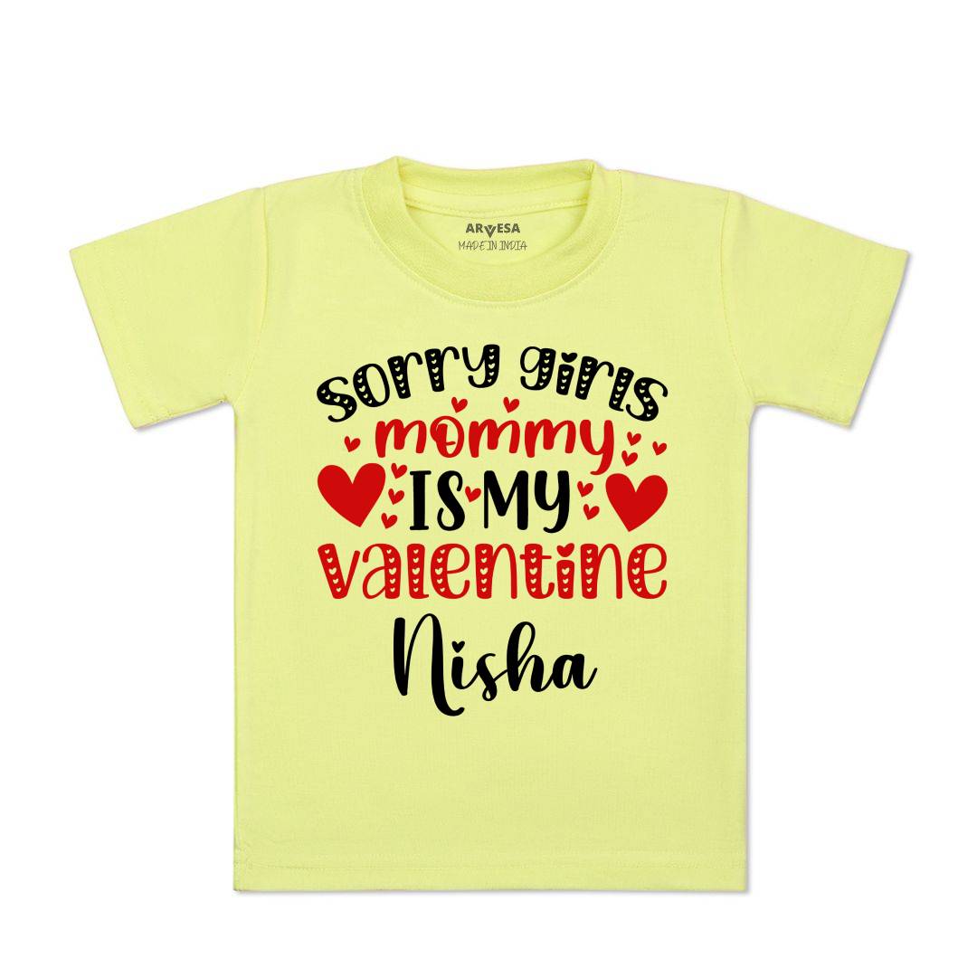Arvesa Sorry Girls Mommy Is My Valenti  Baby Boy & Girl Dress