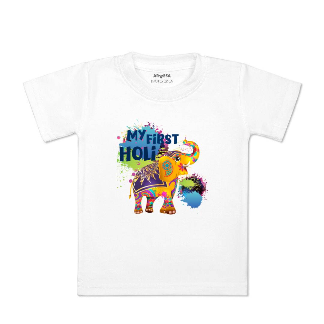 Arvesa Design-751 Holi My First Baby Boy and Baby Girl Dress .