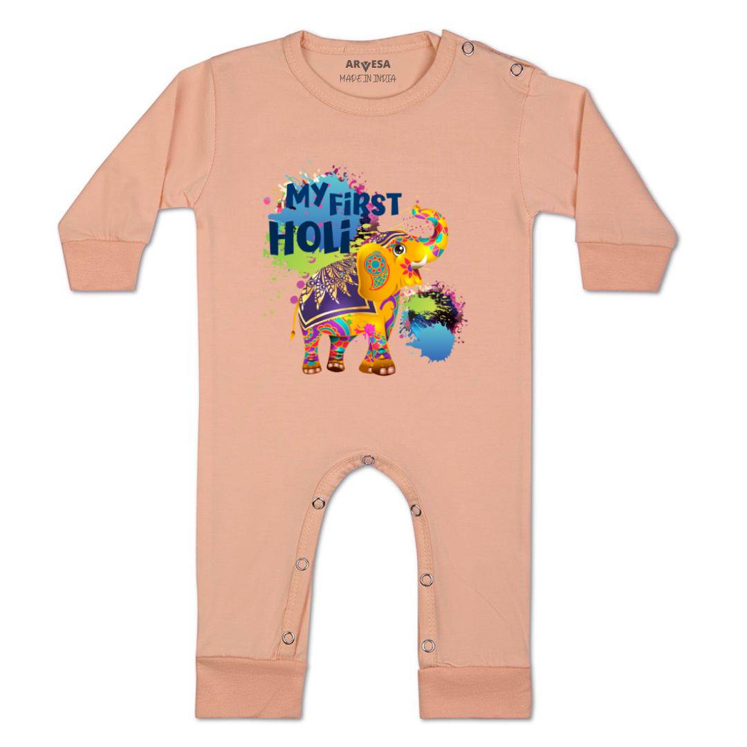 Arvesa Design-751 Holi My First Baby Boy and Baby Girl Dress .