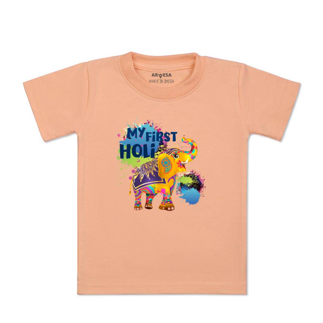 Arvesa Design-751 Holi My First Baby Boy and Baby Girl Dress .