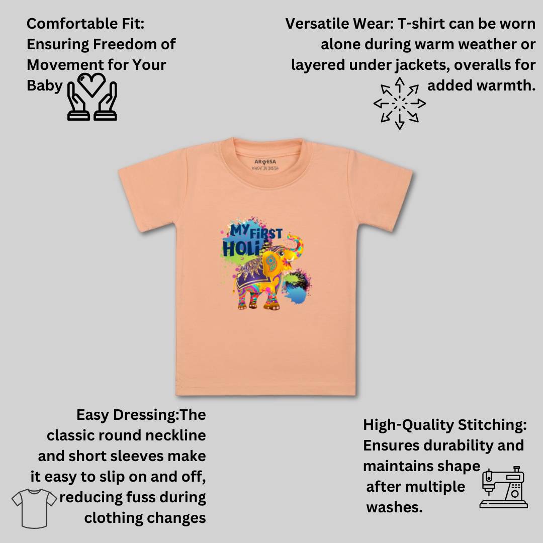 Arvesa Design-751 Holi My First Baby Boy and Baby Girl Dress .