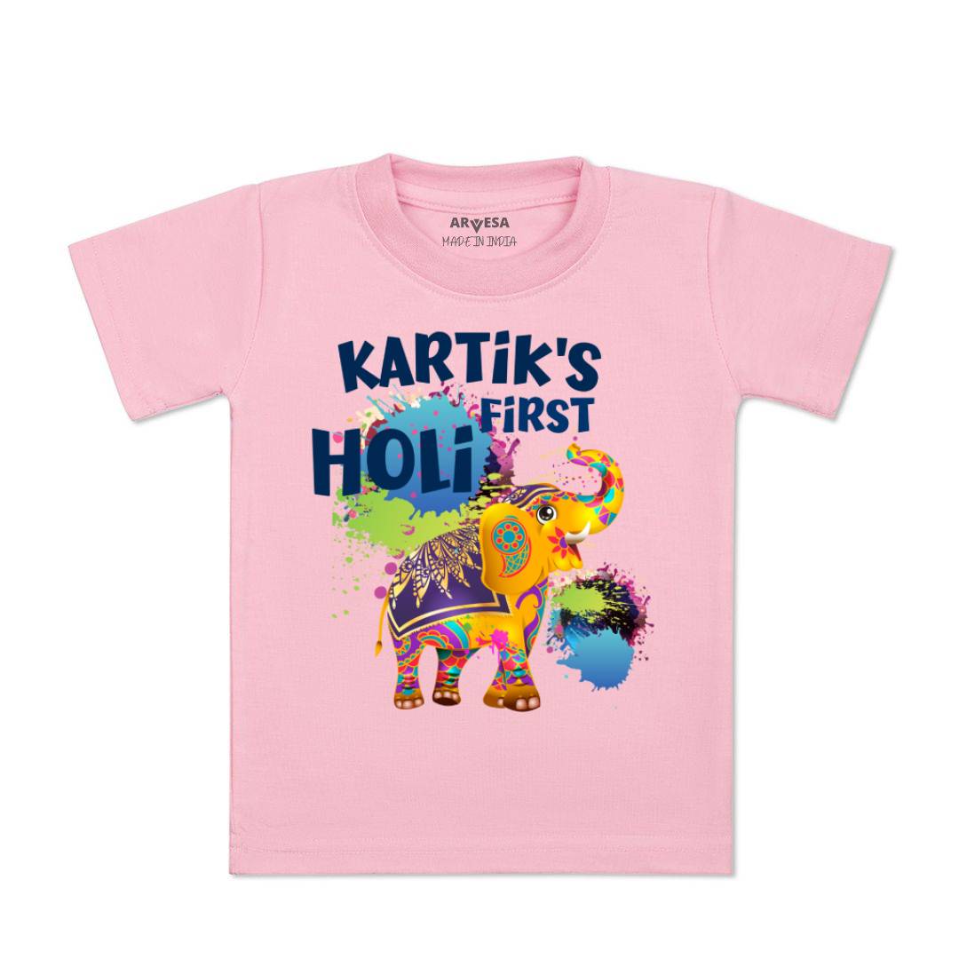 Arvesa My First Holi  Baby Boy & Girl Dress