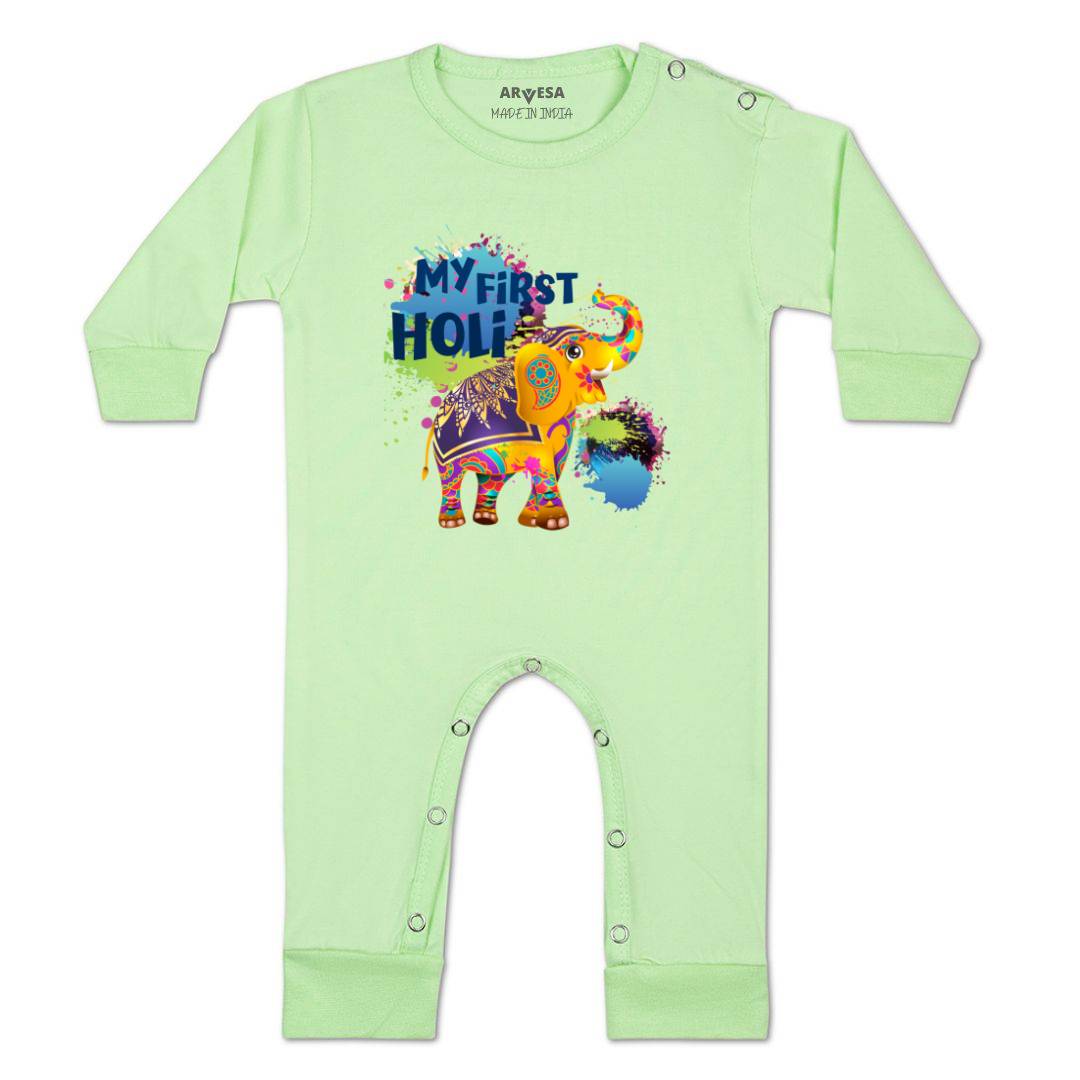 Arvesa Design-751 Holi My First Baby Boy and Baby Girl Dress .