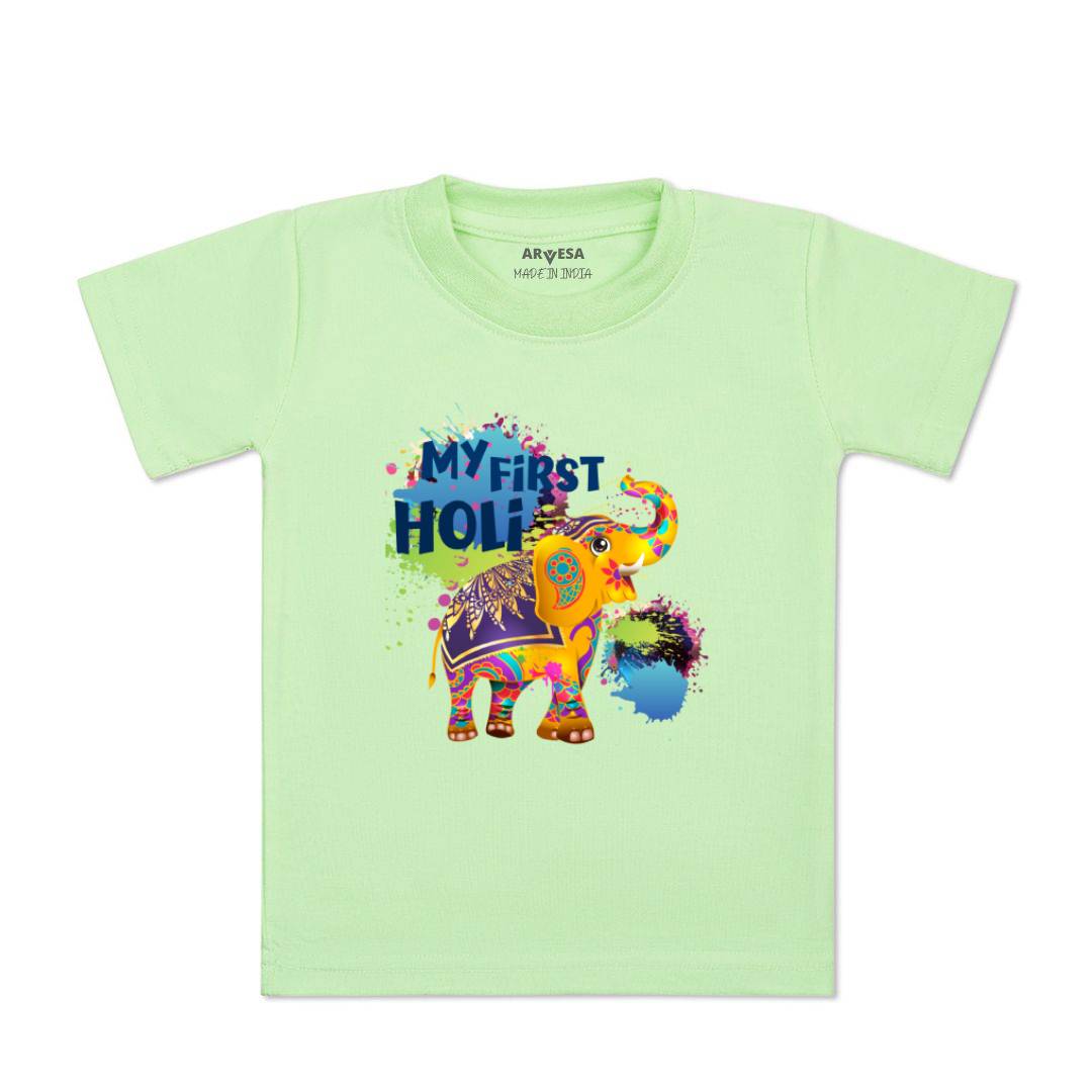Arvesa Design-751 Holi My First Baby Boy and Baby Girl Dress .