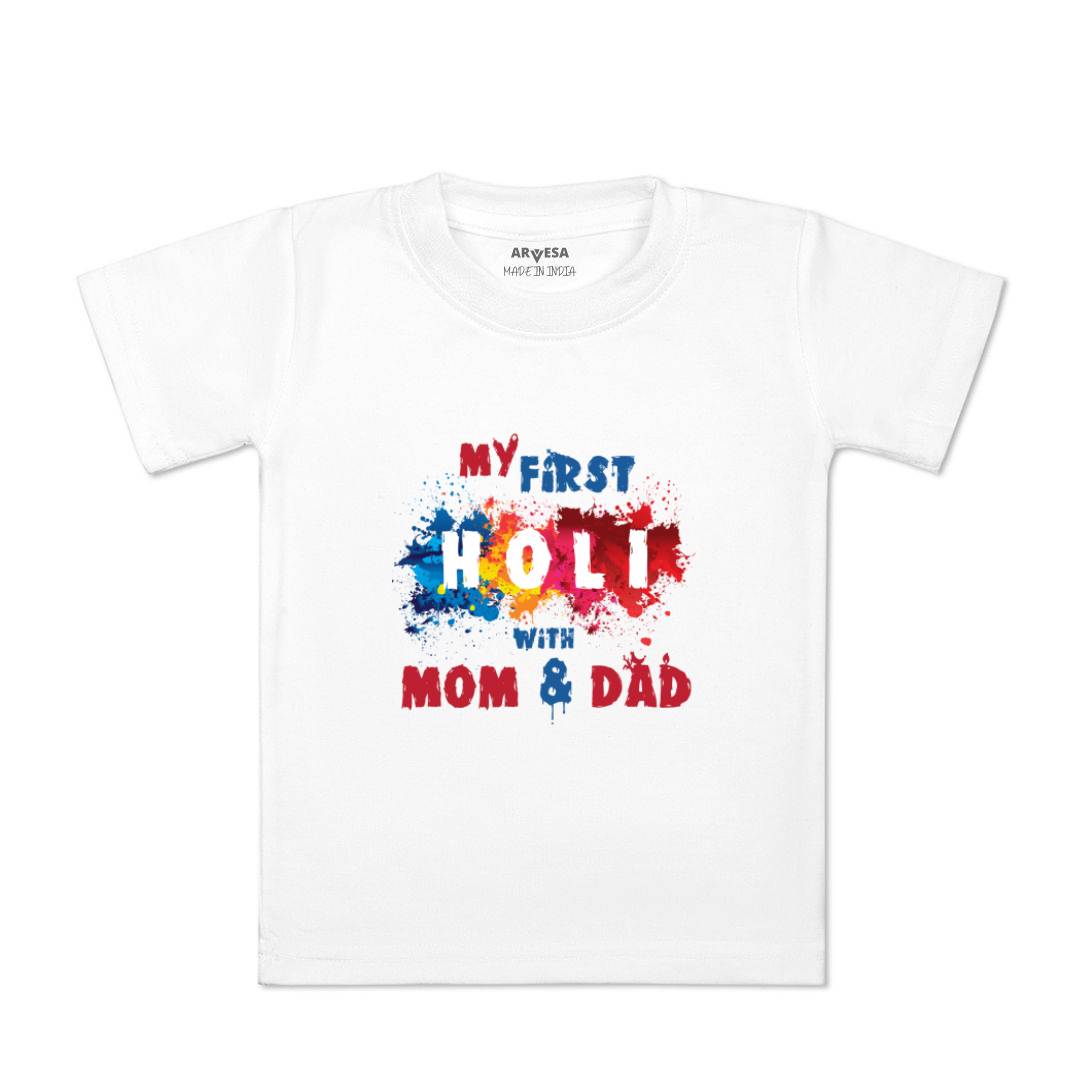 Arvesa Design-755 Holi My First Baby Boy and Baby Girl Dress .