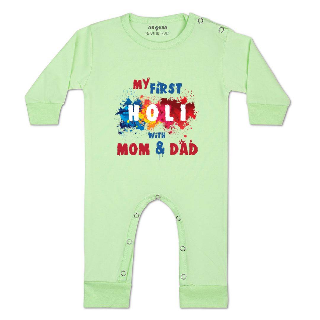Arvesa Design-755 Holi My First Baby Boy and Baby Girl Dress .
