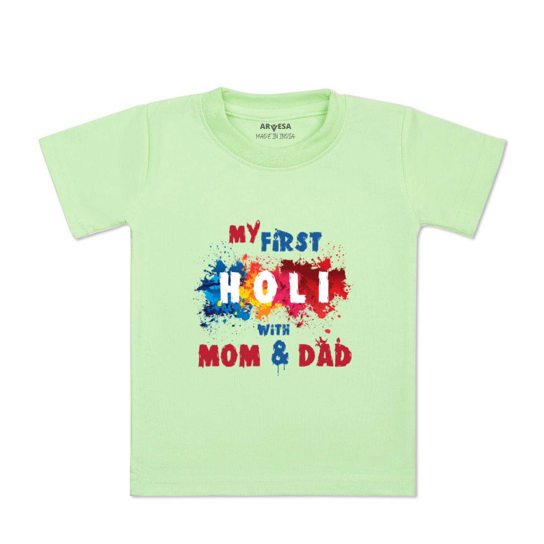 Arvesa Design-755 Holi My First Baby Boy and Baby Girl Dress .