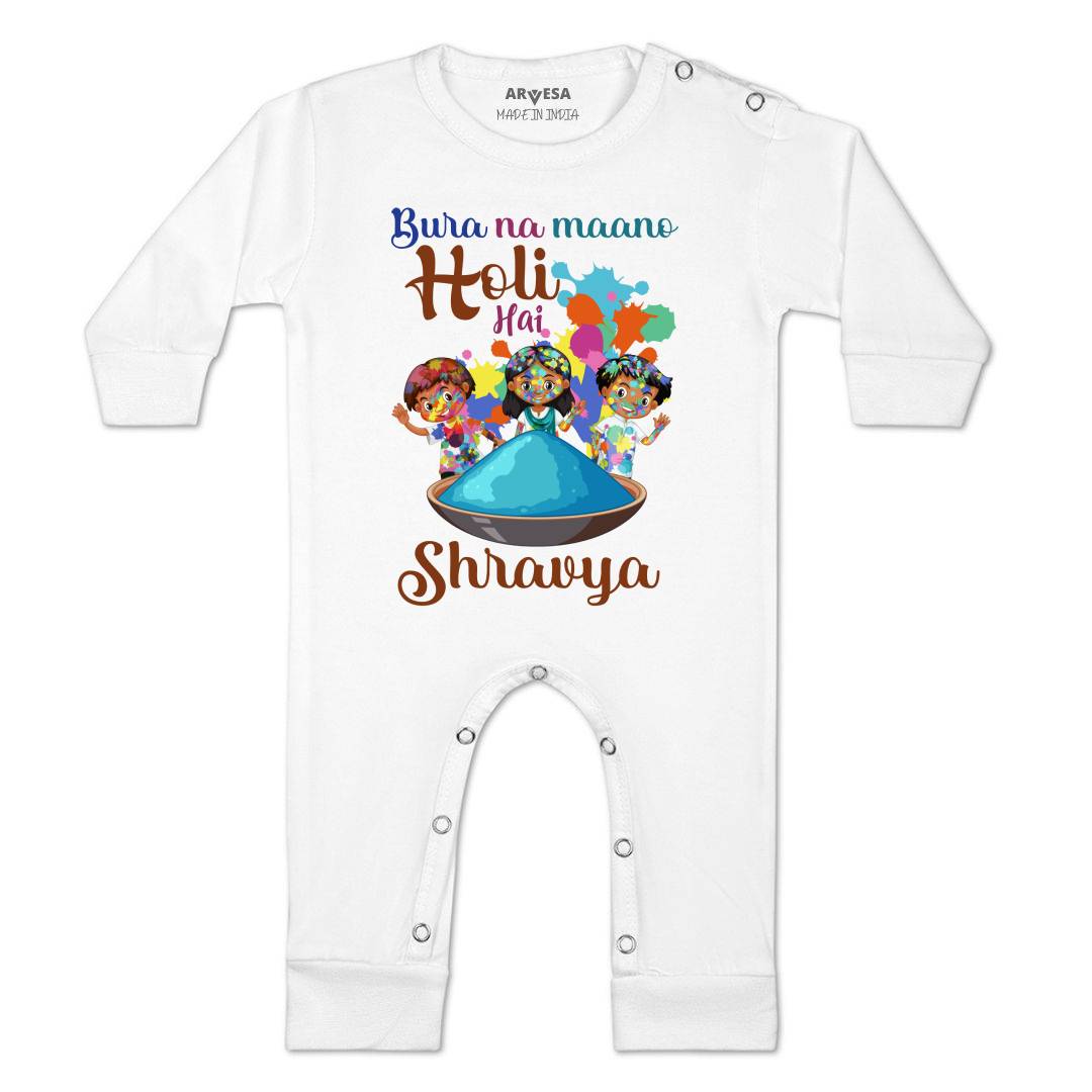 Arvesa Bura Na Mano Holi Hai  Baby Boy & Girl Dress