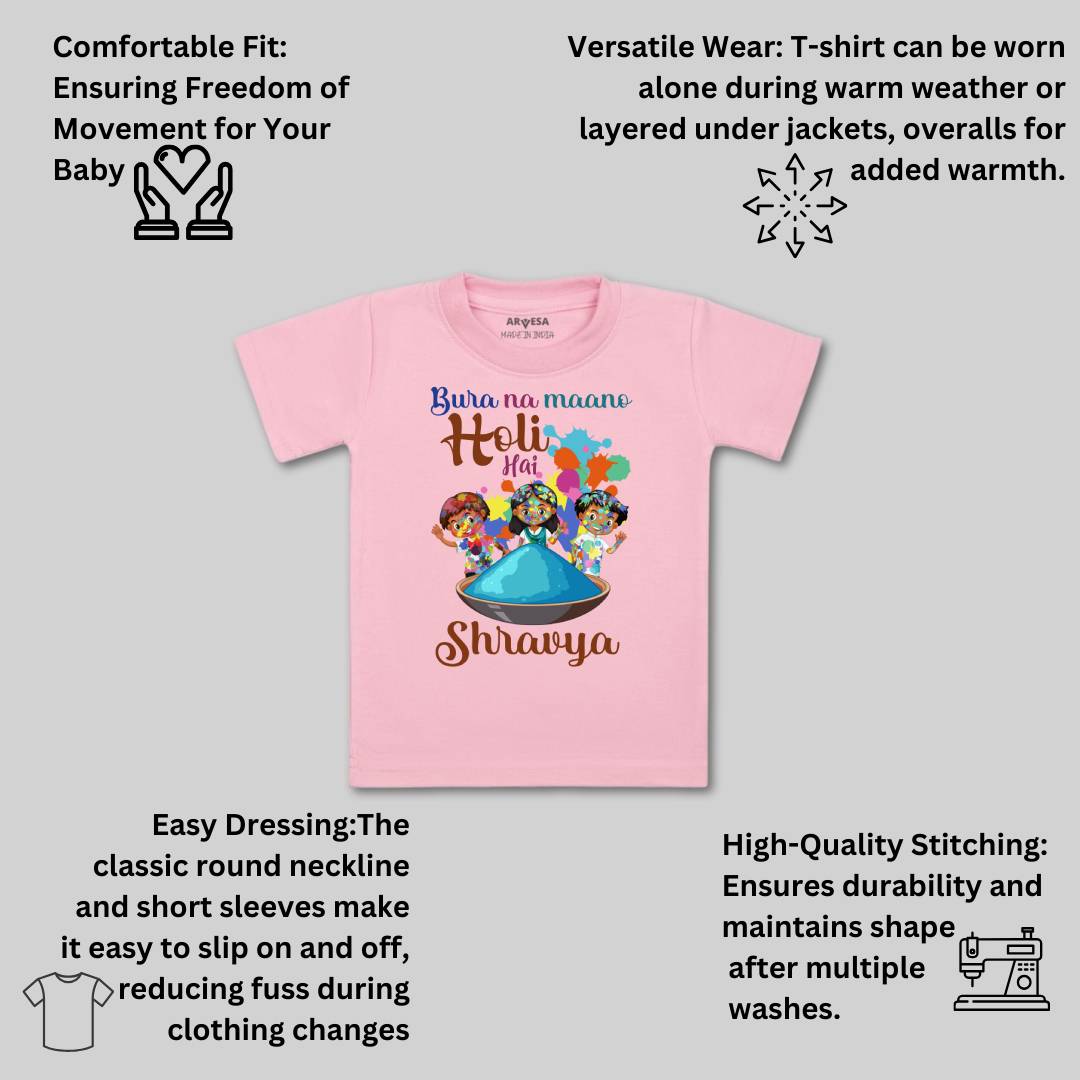 Arvesa Bura Na Mano Holi Hai  Baby Boy & Girl Dress