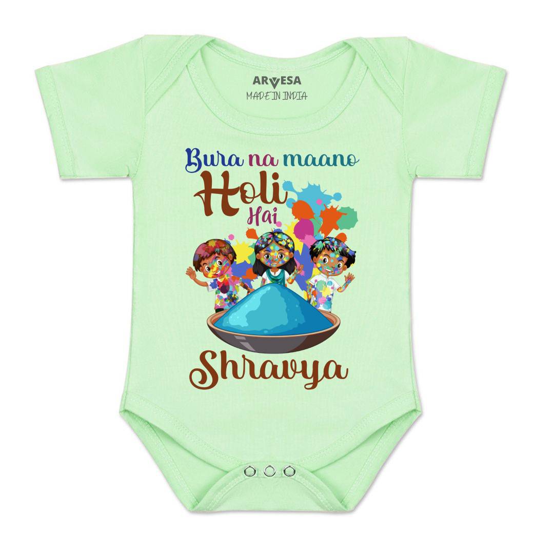 Arvesa Bura Na Mano Holi Hai  Baby Boy & Girl Dress