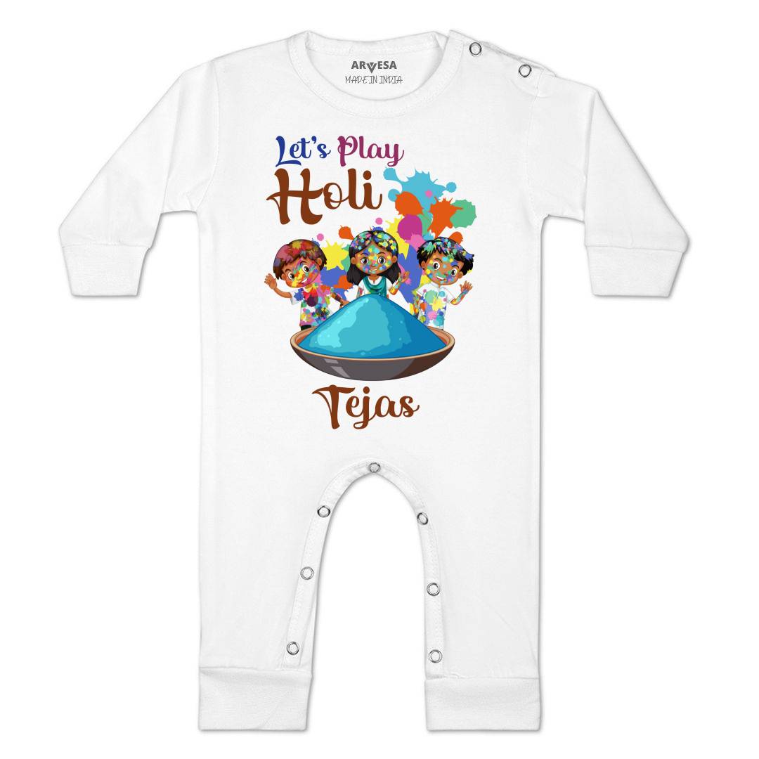 Arvesa Let'S Play Holi  Baby Boy & Girl Dress