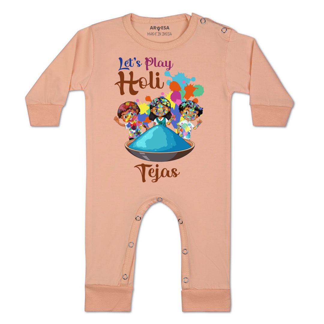 Arvesa Let'S Play Holi  Baby Boy & Girl Dress