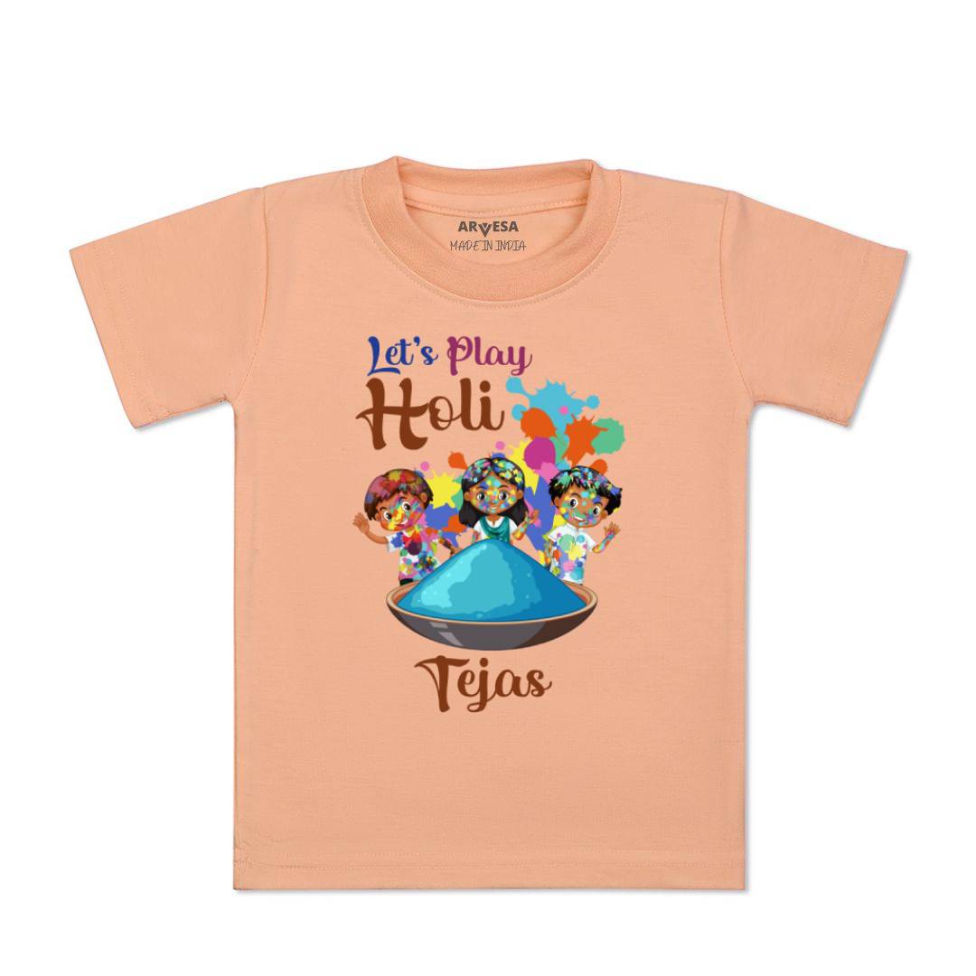 Arvesa Let'S Play Holi  Baby Boy & Girl Dress
